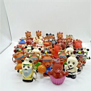 Gao Nanbei Bear  Keychains Lot‎ of 40 Vintage